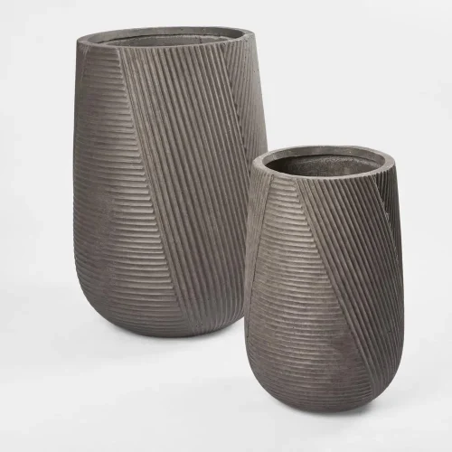 Garda Ridged Planter Set 2