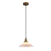 Gemma Glass Pendant Light - White/Green