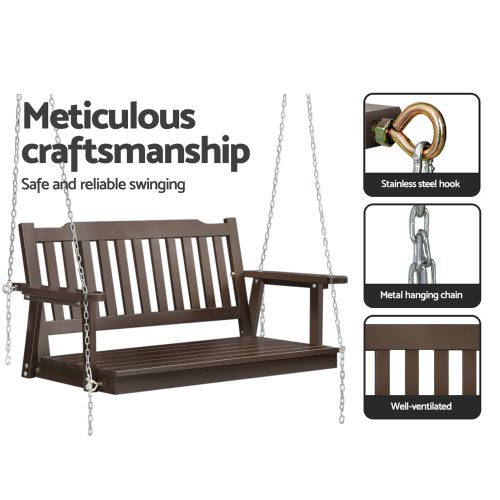 Hanging porch swing