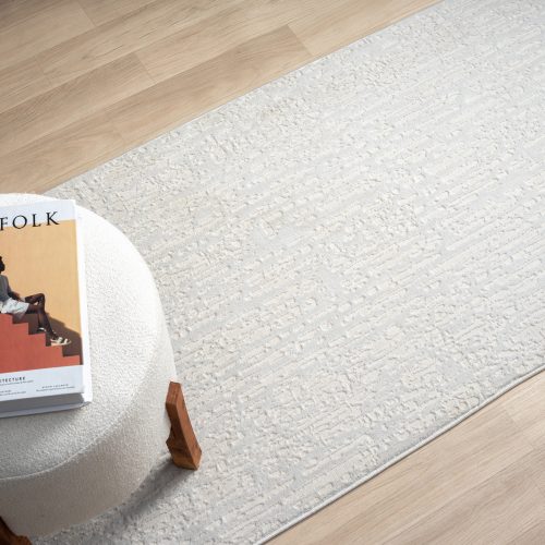 Jacquard weave rug