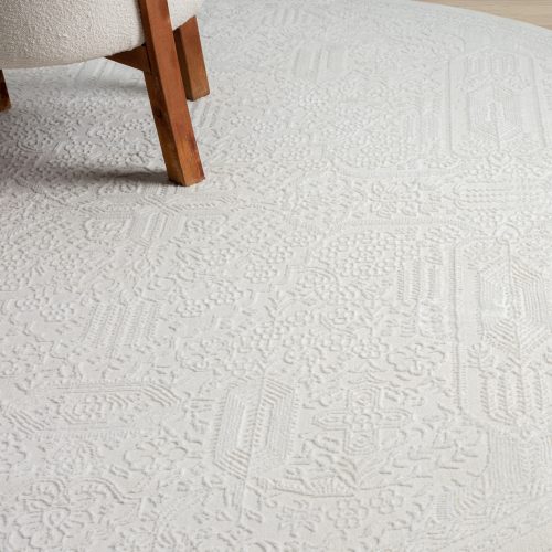 Jacquard weave rug