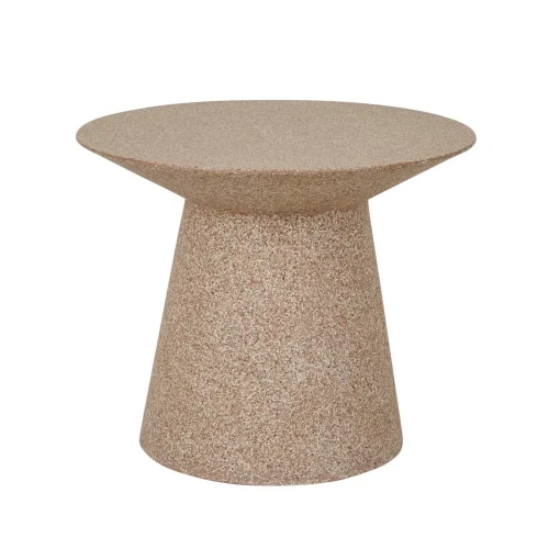 Livorno Round Side Table - Terracotta Speckle