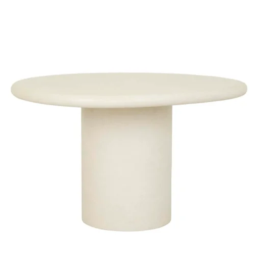 Lucia Curve Dining Table - Sand Dune