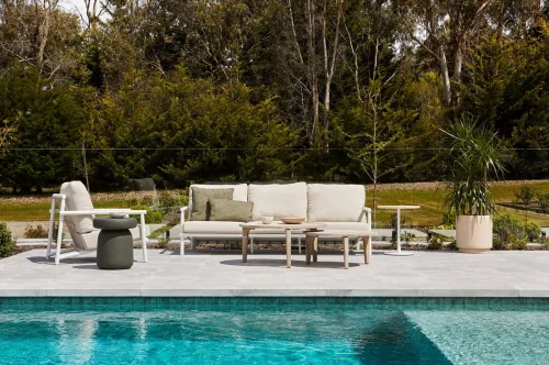 Modern Sand Fleck Table
