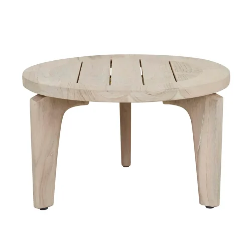 Montana Round Side Table - Aged Teak