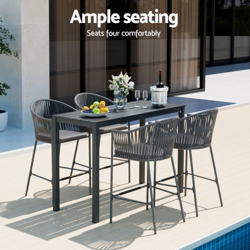 Outdoor dining table set
