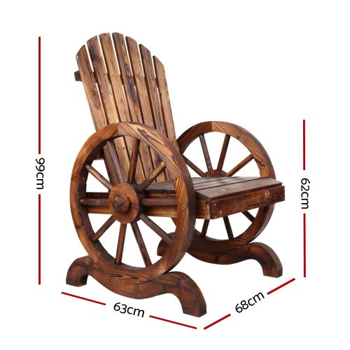 Outdoor wagon bench