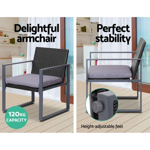 Rattan garden furniture