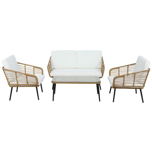 Rattan lounge set