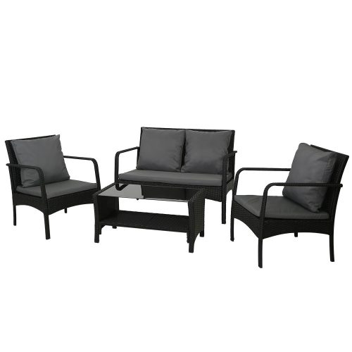 Rattan outdoor seating