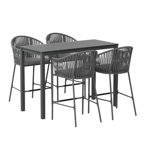 Rope chair bistro set