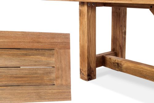 Rustic garden bench