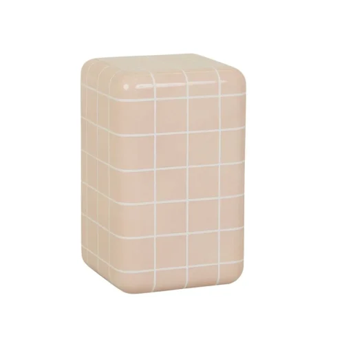 Seville Tile Side Table - Pink & White