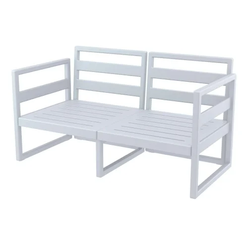 Siesta Mykonos Lounge Set silver grey