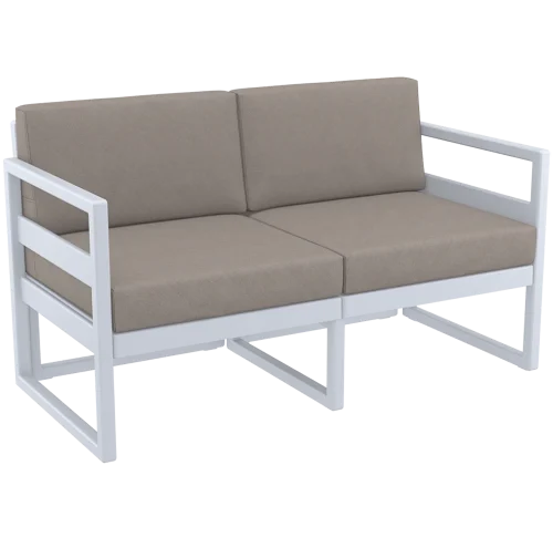 Siesta Mykonos Lounge Sofa silver