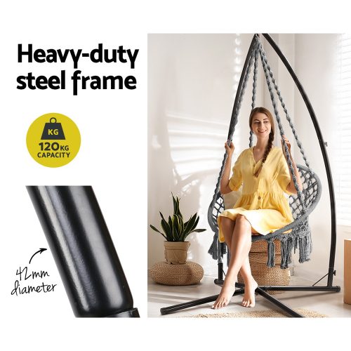Steel stand hammock