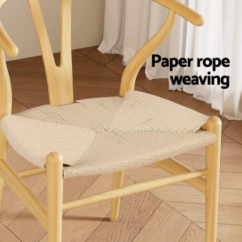 Stylish rattan back chair