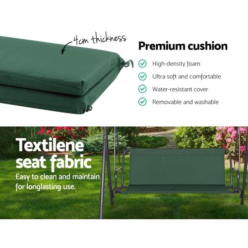 Swing bench with canopy