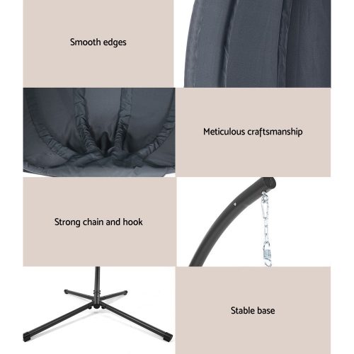 Swing chair with canopy