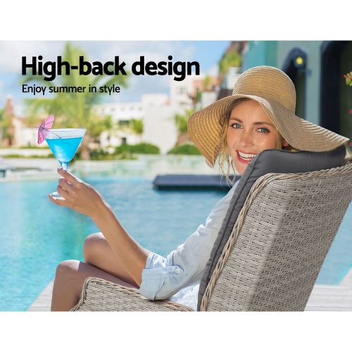 Weather-resistant loungers