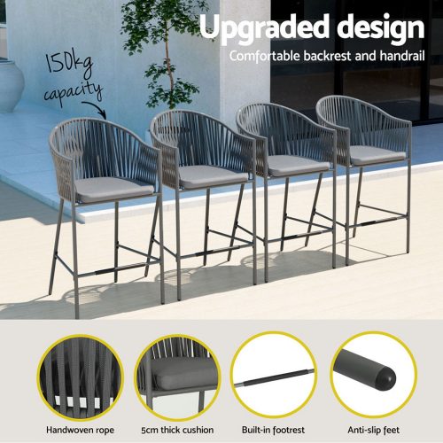 Weather-resistant patio set