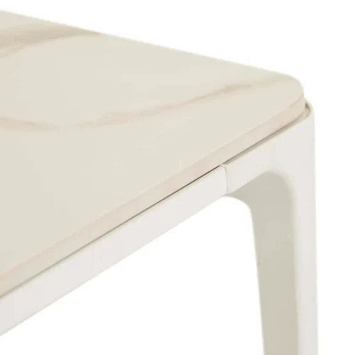 White square dining table