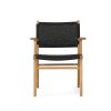 Zen Armchair – Black – Close Weave