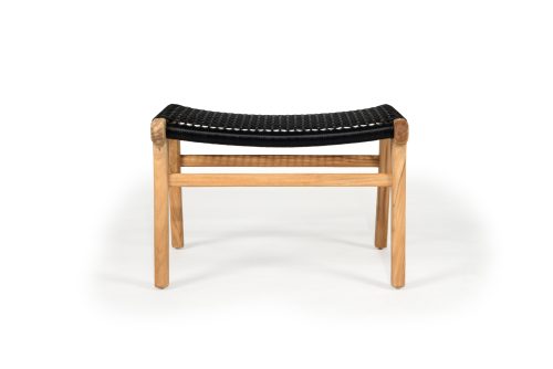 Zen Lazy Chair Ottoman – Black