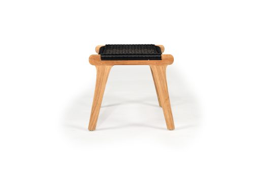 Zen black ottoman