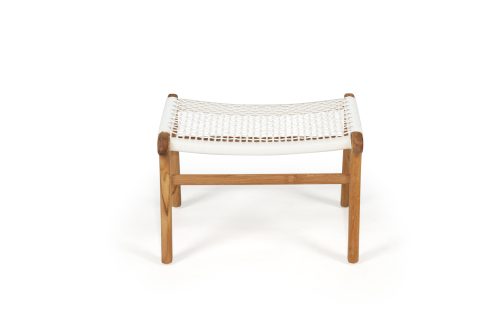 Zen white ottoman