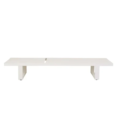all white sun lounger