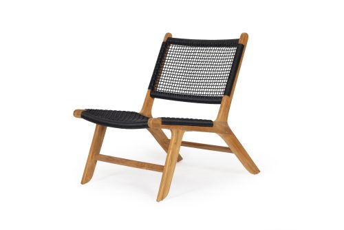 black accent chair