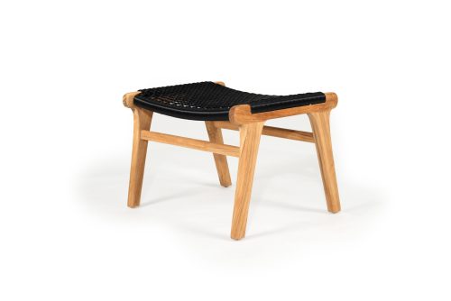 black ottoman
