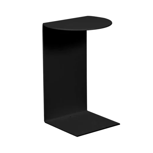 black side table