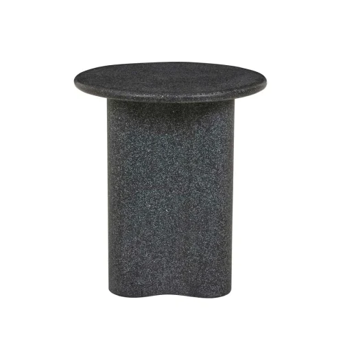 black speckle side table