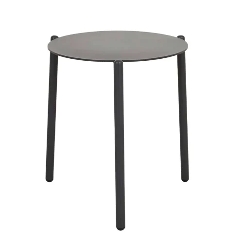 charcoal aluminium side table