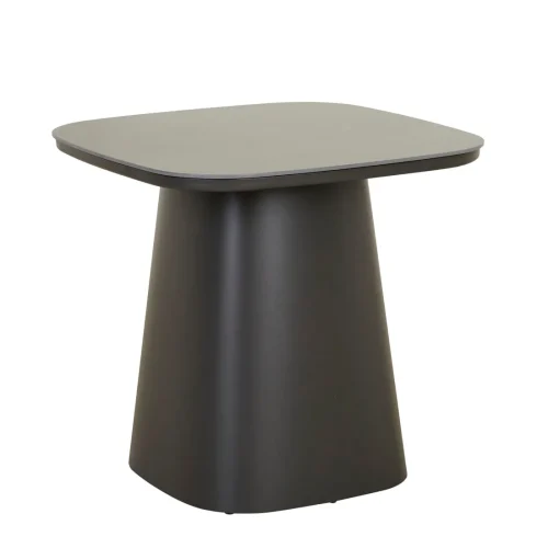 charcoal stone side table