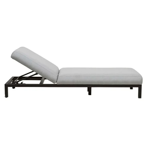 curved outdoor sunbed