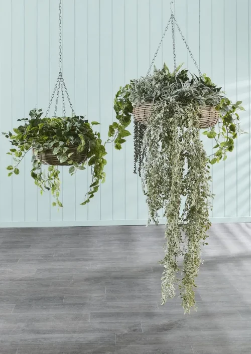 decorative rattan basket