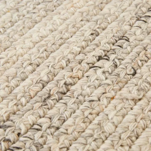 grey knot weave rug