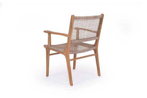 grey outdoor armchair