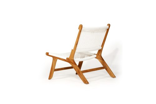 minimalist white chair