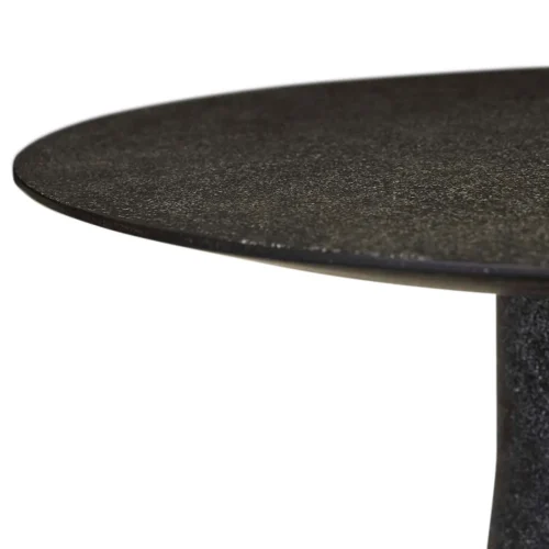 modern black cafe table