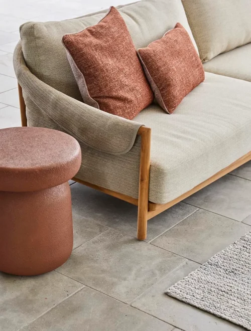 modern button side table