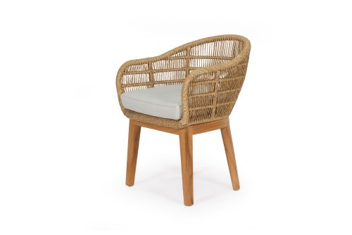 natural arm chair