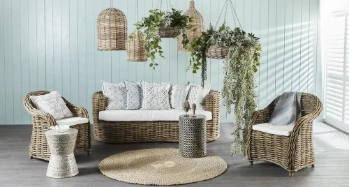 natural rattan basket