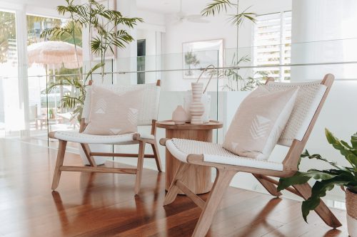 neutral tone chair