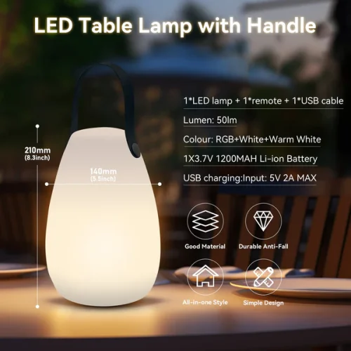 rechargeable handle lamp
