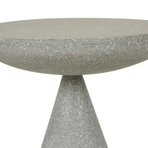 sage speckle side table