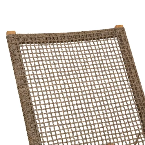 teak frame sunbed